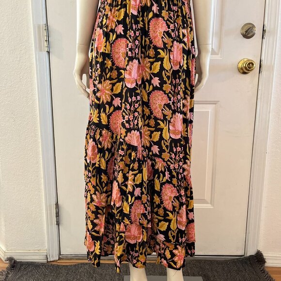 Soft Surroundings Woman's Floral Summer Marissa Tiered Maxi Dress 18P - Picture 6 of 8
